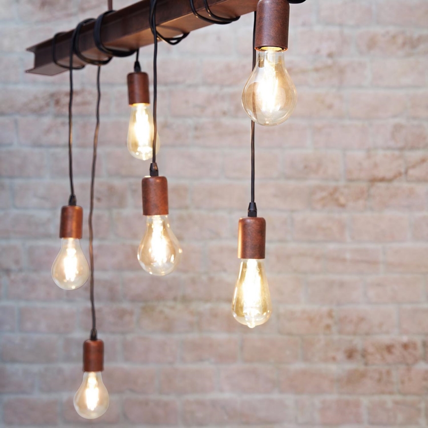 Eglo - Lampadario a sospensione con filo TOWNSHEND 6xE27/60W/230V