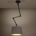 Eglo - Lampadario a sospensione con supporto rigido 1xE27/40W/230V marrone