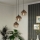 Eglo - Lampadario a sospensione su cavo 3xE27/60W/230V nero/beige/fumé