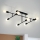 Eglo - Lampadario fisso 8xE27/40W/230V nero