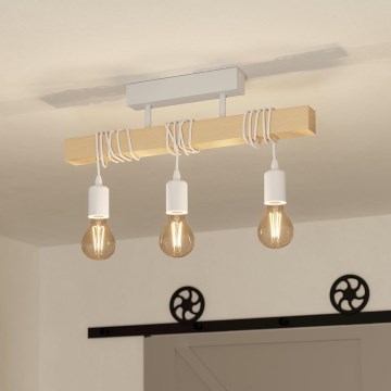 Eglo - Lampadario fisso TOWNSHEND 3xE27/60W/230V