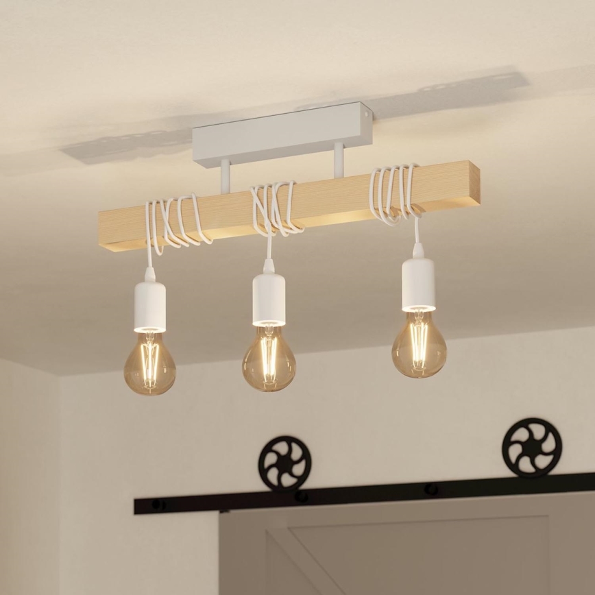 Eglo - Lampadario fisso TOWNSHEND 3xE27/60W/230V