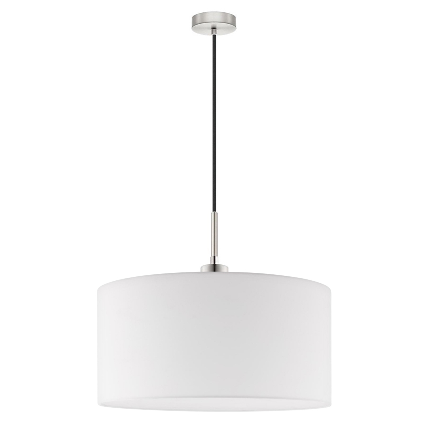 Eglo - Lampadario a sospensione LED TUNJA 1xE27/60W/230V bianco
