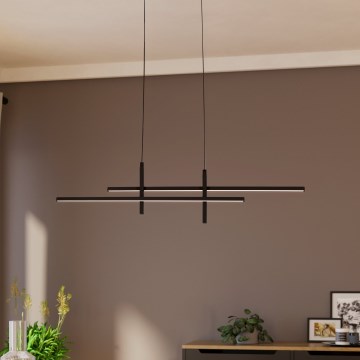 Eglo - Lampadario LED a sospensione con cavo LED/20W/230V nero