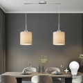 Eglo - Lampadario LED a sospensione con cavo TUNJA 2xE27/60W/230V colore crema