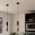 Eglo - Lampadario LED a sospensione con filo 1xGU10/4,5W/230V 3000K nero/marrone