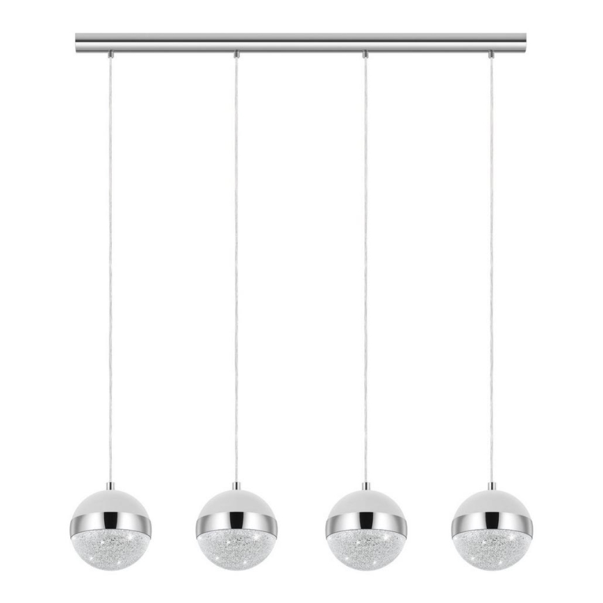 Eglo - Lampadario LED a sospensione con filo 4xG9/3W/230V