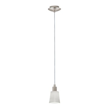 Eglo - Lampadario LED a sospensione con filo MY CHOICE 1xE14/4W/230V  cromo opaco/color crema
