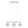 Eglo - Lampadario LED a sospensione con filo MY CHOICE 3xE14/4W/230V cromo opaco/bianco/nero