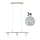 Eglo - Lampadario LED a sospensione con filo MY CHOICE 3xE14/4W/230V cromo opaco
