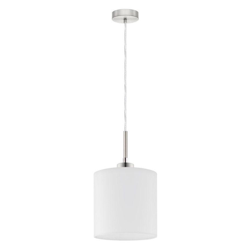 Eglo - Lampadario LED a sospensione con filo TUNJA 1xE27/60W/230V bianco