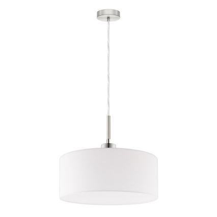Eglo - Lampadario LED a sospensione con filo TUNJA 1xE27/60W/230V bianco