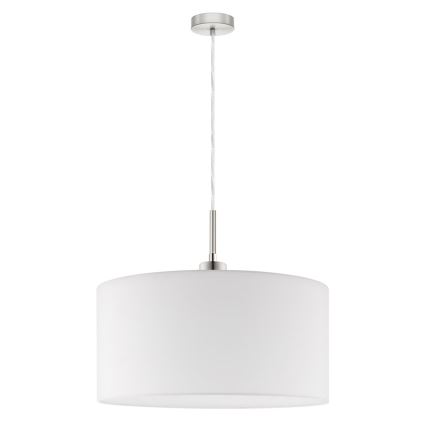 Eglo - Lampadario LED a sospensione con filo TUNJA 1xE27/60W/230V bianco
