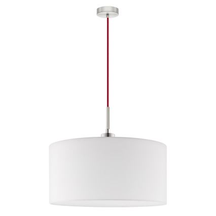 Eglo - Lampadario LED a sospensione con filo TUNJA 1xE27/60W/230V bianco