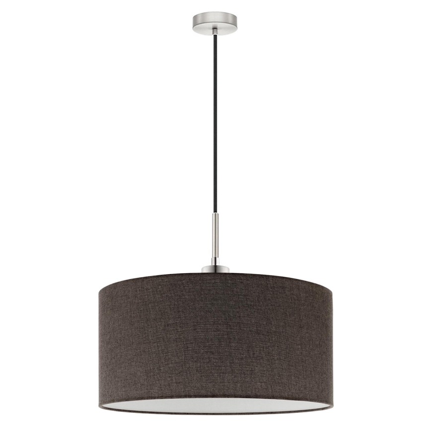 Eglo - Lampadario LED a sospensione con filo TUNJA 1xE27/60W/230V marrone