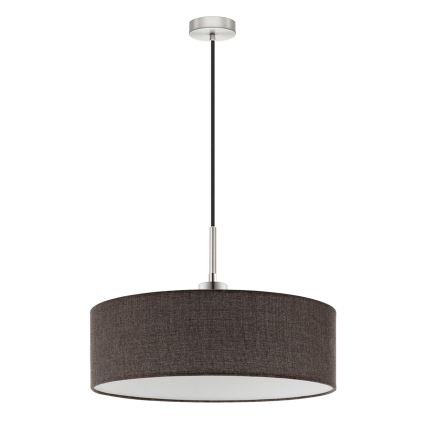 Eglo - Lampadario LED a sospensione con filo TUNJA 1xE27/60W/230V marrone