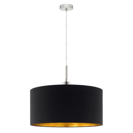 Eglo - Lampadario LED a sospensione con filo TUNJA 1xE27/60W/230V nero