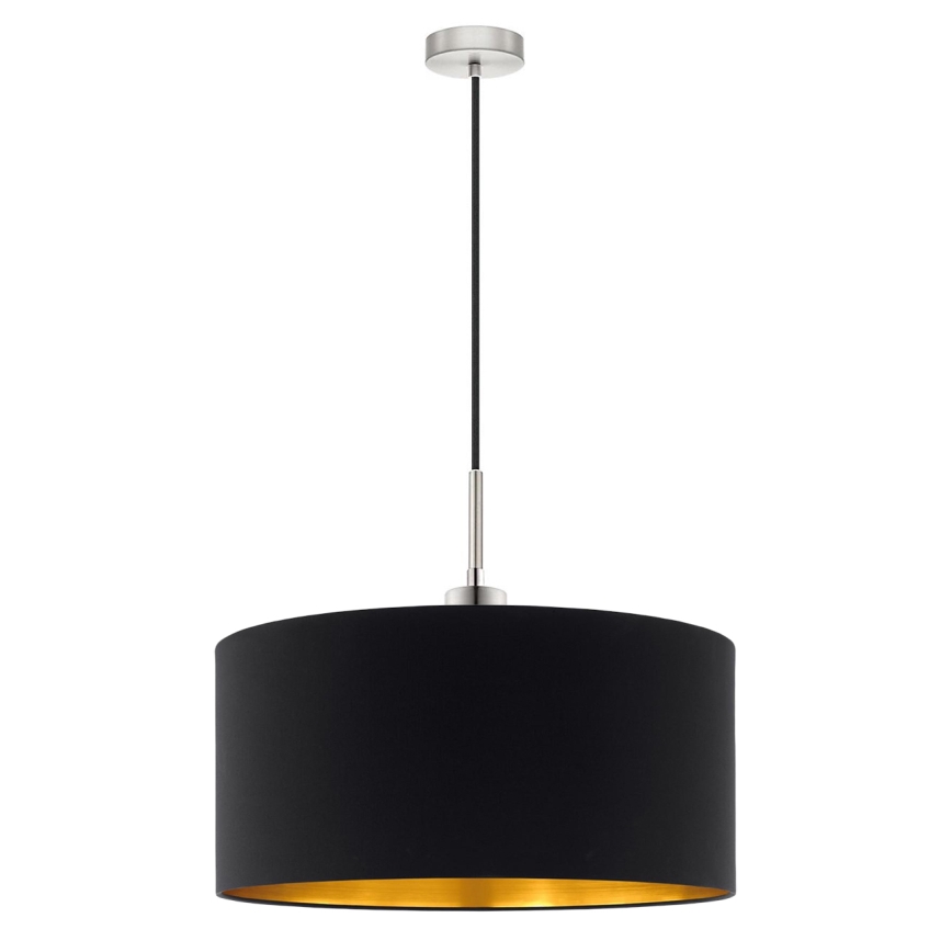 Eglo - Lampadario LED a sospensione con filo TUNJA 1xE27/60W/230V nero