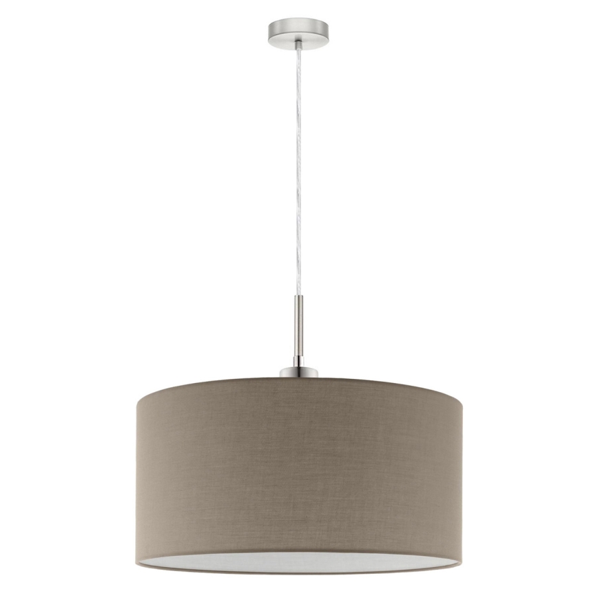 Eglo - Lampadario LED a sospensione con filo TUNJA 1xE27/60W/230V taupe