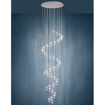 Eglo - Lampadario LED di cristallo dimmerabile su una corda PIANOPOLI 40xLED/1,8W/230