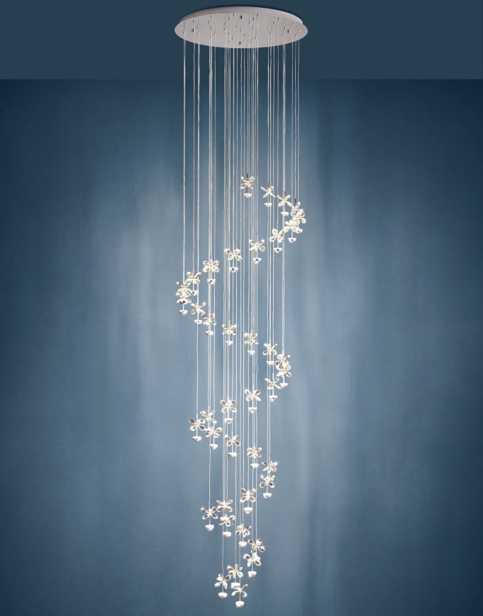 Eglo - Lampadario LED di cristallo dimmerabile su una corda PIANOPOLI 40xLED/1,8W/230