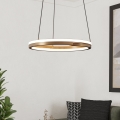 Eglo - Lampadario LED dimmerabile a sospensione con cavo 2xLED/20W/230V 2700-6500K Ø 48 cm bronzo + telecomando