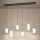 Eglo - Lampadario LED dimmerabile a sospensione su cavo 2xLED/7W/230V + 4xLED/5,5W + 6xLED/1,6W 2200-6500K nero cromato