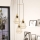Eglo - Lampadario su corda 3xE27/60W/230V