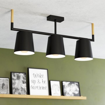 Eglo - Lampadario su palo 3xE27/40W/230V