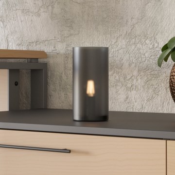 Eglo - Lampe de table 1xE14/60W/230V noire