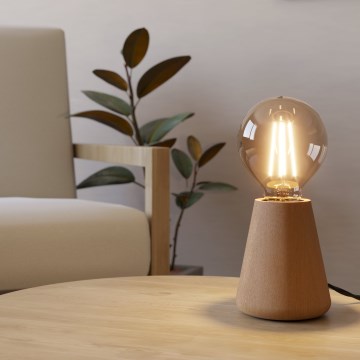 Eglo - Lampe de table 1xE27/40W/230V beige