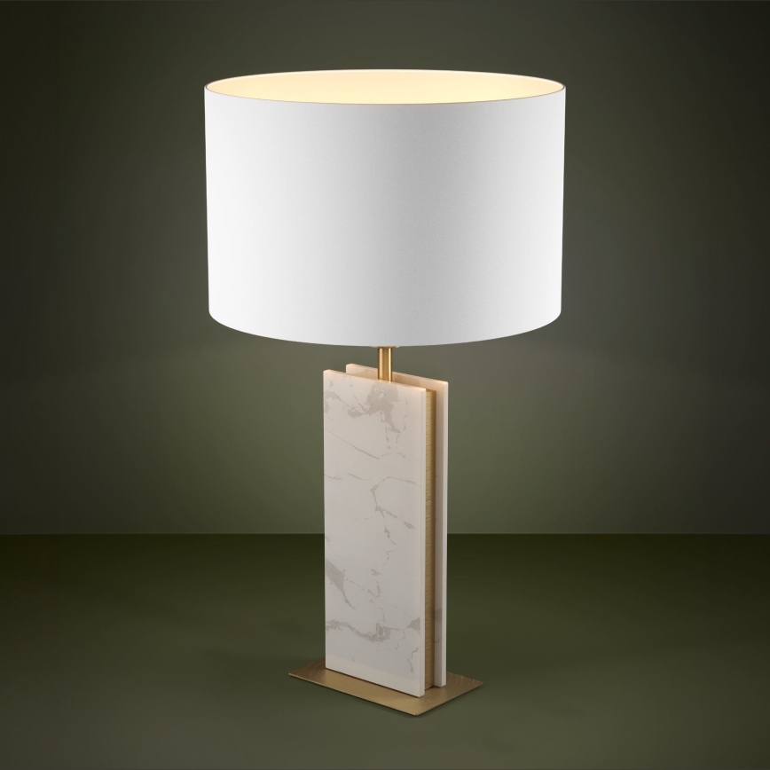 Eglo - Lampe de table 1xE27/40W/230V blanc
