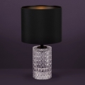 Eglo - Lampe de table 1xE27/40W/230V noir