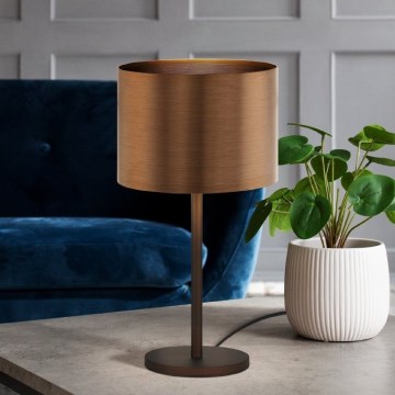 Eglo - Lampe de table 1xE27/60W/230V cuivre