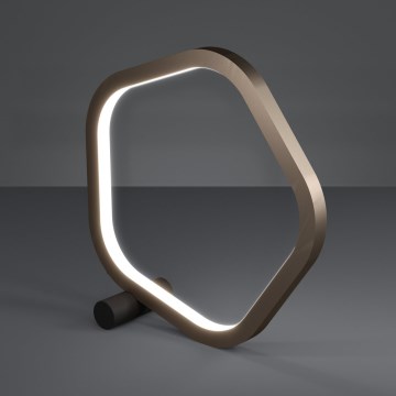 Eglo - Lampe de table LED dimmable, 7W, 230V, finition laiton