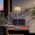 Eglo - Lampe de table LED rechargeable, dimmable à commande tactile, LED 3,8 W/5 V, 2400/3000/4000 K, 2000 mAh, blanc/vert