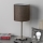 Eglo - Lampe de table LED TUNJA 1xE27/60W/230V 26,5 cm chrome mat/marron