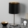 Eglo - Lampe de table LED TUNJA 1xE27/60W/230V 26,5 cm chrome mat/noir