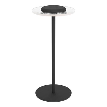 Eglo - Lampe de table tactile rechargeable LED RGBW dimmable, 5 V, 2000 mAh, noire