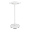 Eglo - Lampe de table tactile rechargeable LED RGBW dimmable LED/5V 2000 mAh blanche