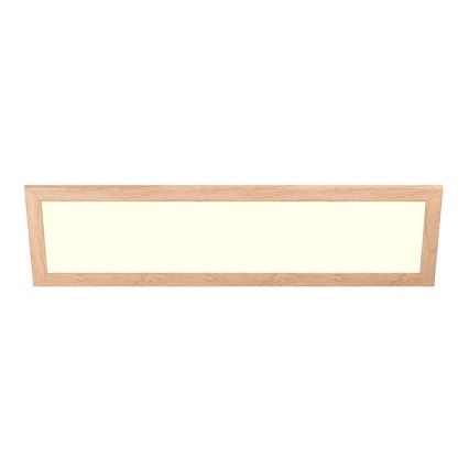 Eglo - LED-Anbaupanel SALOBRENA-RW WOOD LED/34W/230V 2700/4000K 124x34 cm braun