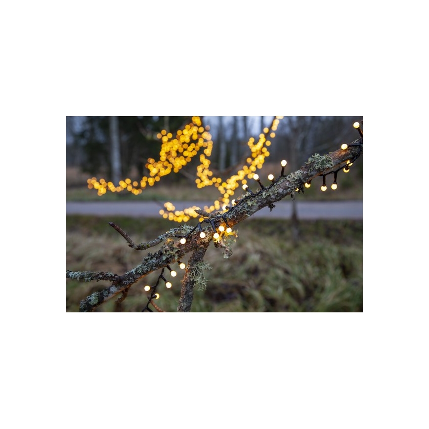 Eglo - LED-Außen-Lichterkette 700xLED/8 Funktionen 19m IP44 warmweiß