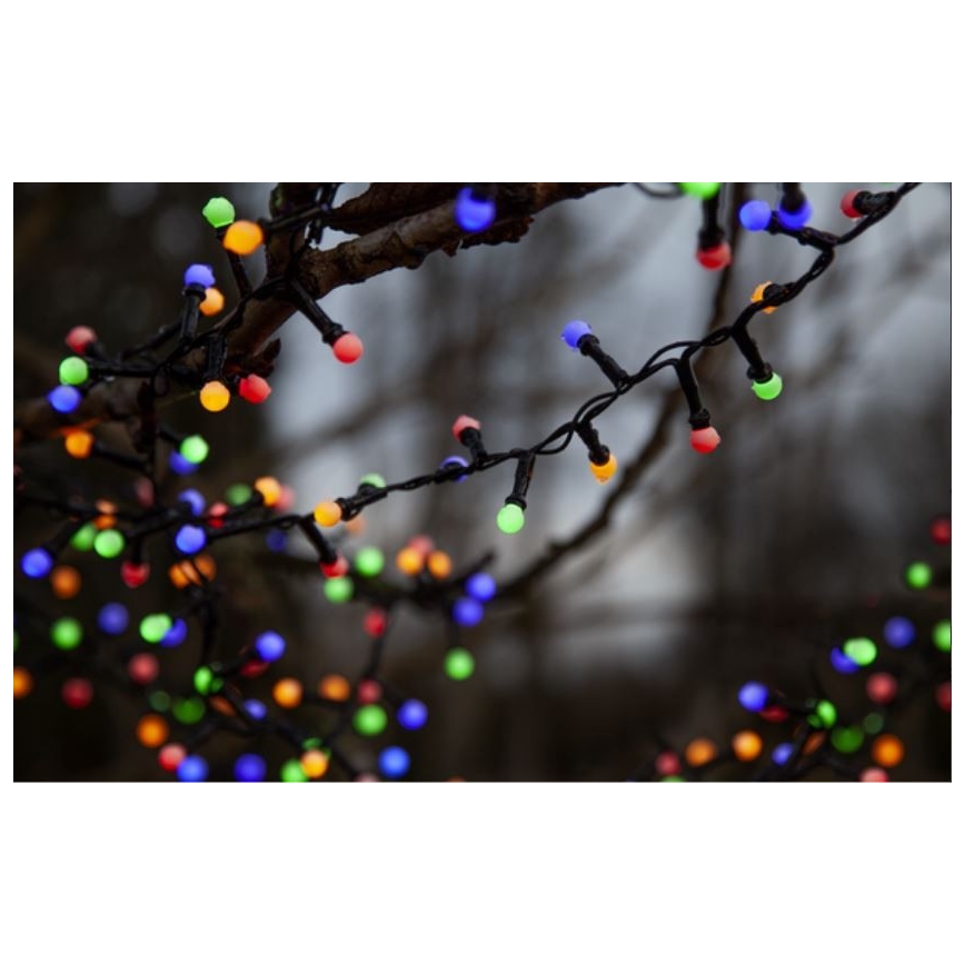 Eglo 472-53 - LED-Außen-Weihnachtslichterkette BERRY MINI, 700 LEDs, 8 Funktionen, 19 m, mehrfarbig, IP44