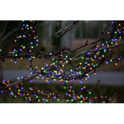 Eglo 472-53 - LED-Außen-Weihnachtslichterkette BERRY MINI, 700 LEDs, 8 Funktionen, 19 m, mehrfarbig, IP44