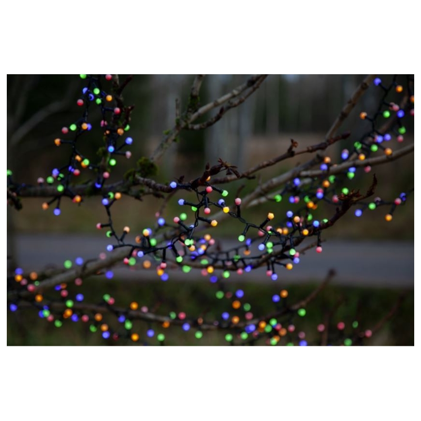 Eglo 472-53 - LED-Außen-Weihnachtslichterkette BERRY MINI, 700 LEDs, 8 Funktionen, 19 m, mehrfarbig, IP44