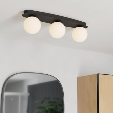 Eglo - LED Badezimmer-Deckenleuchte 3xG9/4,2W/230V IP44 schwarz