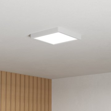 Eglo - LED-Badezimmer-Deckenleuchte LED/10,5W/230V 22x22 cm IP44 weiß