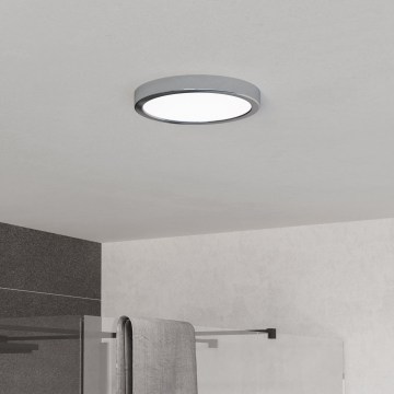 Eglo - LED-Badezimmer-Deckenleuchte LED/11,5W/230V 2700/4000/6500K Ø 21,1 cm IP44 glänzender Chrom