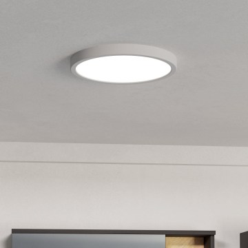 Eglo - LED-Badezimmer-Deckenleuchte LED/14,2 W/230 V Ø 27,8 cm IP44 weiß
