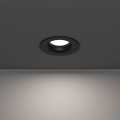 Eglo - LED-Badezimmer-Einbauleuchte LED/4,9W/230V 2700/4000/6500K Ø 8,8 cm IP65 schwarz